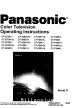 Panasonic CT-F2921L Operating Instructions Manual