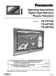 Panasonic TH-37PX25 Operating Instructions Manual