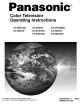 Panasonic CT-20D12D Operating Instructions Manual