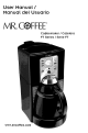MR COFFEE FT series User Manual