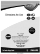 PHILIPS 32PT563S Directions For Use Manual