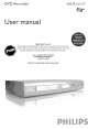 PHILIPS DVDR615 User Manual