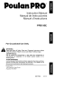 Poulan Pro PPB150E Instruction Manual