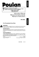 Poulan Pro BH 2660 Instruction Manual