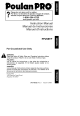 Poulan Pro PP258TP Instruction Manual