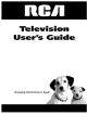 RCA 32V520T User Manual