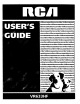 RCA VR633HF User Manual