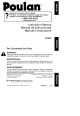 Poulan Pro S1970 Instruction Manual