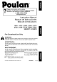 Poulan Pro 2155 Instruction Manual