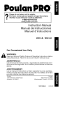 Poulan Pro 220 LE Instruction Manual