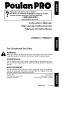 Poulan Pro PPB3416 Instruction Manual