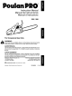 Poulan Pro 260 Instruction Manual