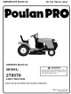Poulan Pro 279370 Owner's Manual