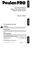 Poulan Pro PP3516 Instruction Manual