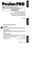 Poulan Pro 221 LE Instruction Manual