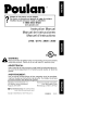 Poulan Pro 2775 Instruction Manual