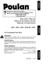 Poulan Pro 2250 Instruction Manual