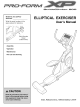 ProForm XP StrideClimber 600 User Manual