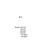 RCA RS3287 User Manual