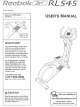 REEBOK RL545 User Manual