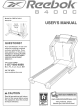 REEBOK 8400C User Manual