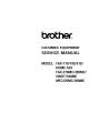 Brother FAX-170 Service Manual