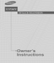 SAMSUNG LT-P266W Owner's Instructions Manual