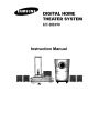 SAMSUNG HT-DB390 Instruction Manual