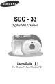 SAMSUNG SDC-33 User Manual