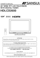 SANSUI HDLCD2600 Owner's Manual