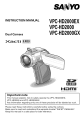 SANYO Xacti VPC-HD2000EX Instruction Manual