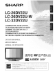 SHARP LC-32DV22U Operation Manual