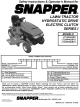 SNAPPER LT200H42IBV2 series 1 Operator's Manual