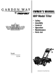 Troy-Bilt Garden Way 12194 Owner's Manual
