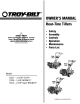 Troy-Bilt 12210 Super Bronco Owner's Manual