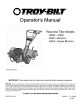 Troy-Bilt 634F-Bronco Operator's Manual
