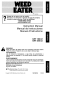 Weed Eater GHT 180 LE Instruction Manual