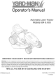 Yard-Man 604 Operator's Manual