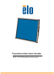Elo TouchSystems 1937L User Manual