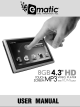 Ematic Digital Touch screen MP3 player User Manual