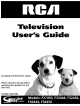 RCA F36444YX01 User Manual