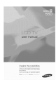Samsung LN52A550 User Manual