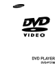 Samsung DVD-P721M User Manual