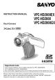 Sanyo Xacti VPC-HD2000 Instruction Manual