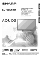 Sharp AQUOS LC-65D64U Operation Manual