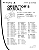 Snapper Prestige 2800GT SERIES Operator's Manual