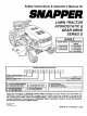 Snapper LT120G30DB Safety Instructions & Operator's Manual