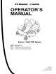 Simplicity Axion / 150Z ZTR Series Operator's Manual