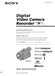 Sony DCR-TRV40 Operating Instructions Manual