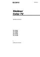 Sony Trinitron KV-27S42 Operating Instructions Manual